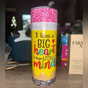 Colorful Inspirational Tumbler for teachers